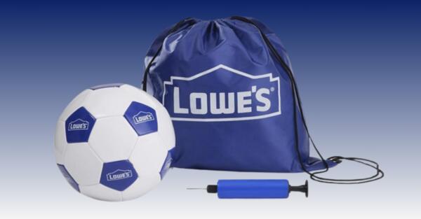 Game On! Free Soccer Ball for Kids at Lowe’s – One Day Only