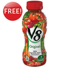 GRAB your FREE V8 Juice at Pilot Flying J Stores