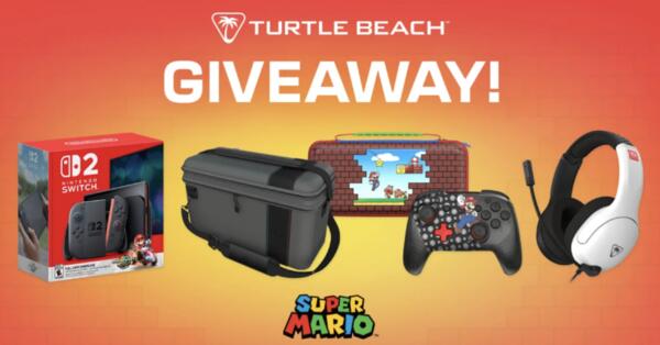 Win a Nintendo Switch 2 and Mario Kart World Bundle