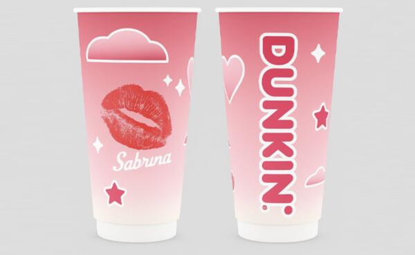 Your Dunkin Purchase = Free Sabrina Carpenter Cup!