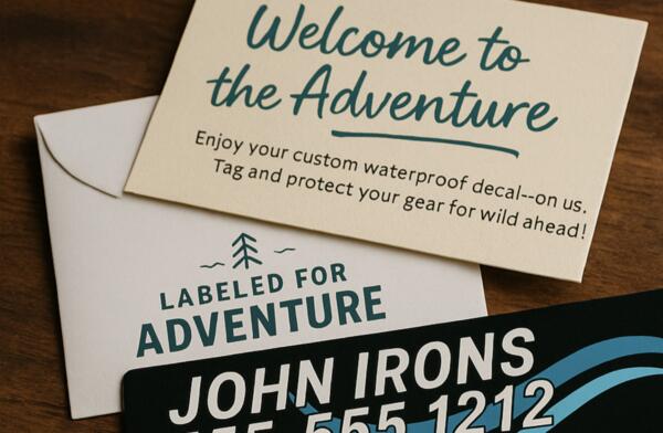 Test the Toughness – FREE Waterproof Label Samples