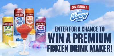 Smirnoff Ice Sweepstakes: Your Chance to Win a Frozen Drink Maker!