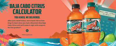 Mountain Dew Cabo Citrus Sweepstakes – Win Big!