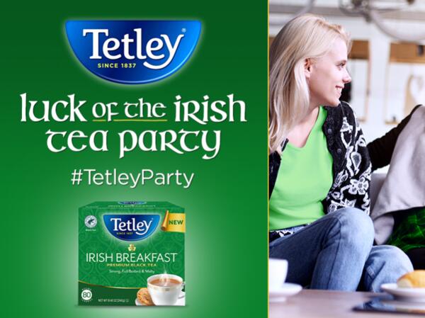 Tetley Luck of the Irish Tea Party Kit for Free