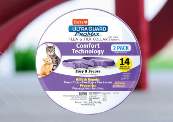 Hartz UltraGuard PROMAX Flea & Tick Cat Collars for Free
