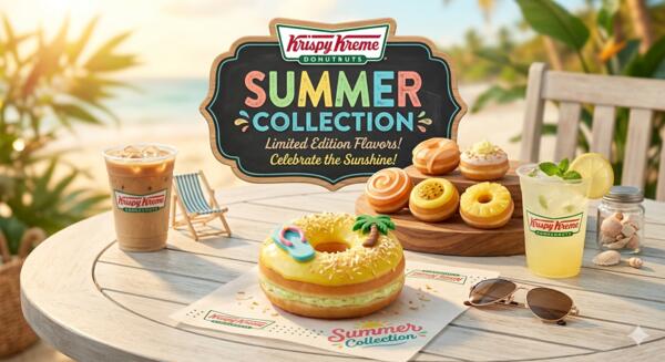 Don’t Miss: FREE Summer Collection Donut at Krispy Kreme!
