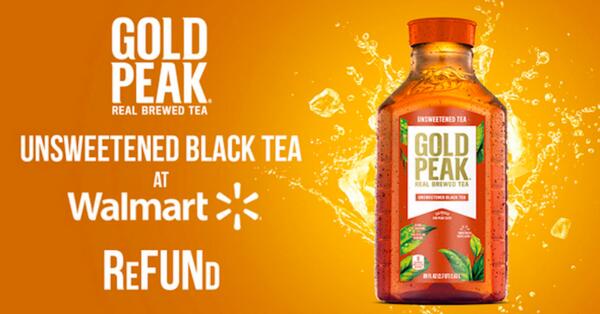 Sip Free Gold Peak Unsweetened Black Tea with Ripple Street!