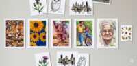 Claim Your FREE Hand-Drawn Art Postcard from Svinka