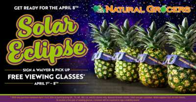 Get your Solar Eclipse Glasses at Natural Grocers for FREE!