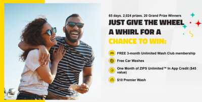 Enter to Win at ZIPS Car Wash! - Sweepstakes
