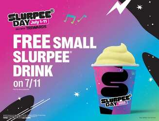 Slurpee Day Today at Seven Eleven!