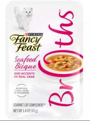 Fancy Feast Broths Seafood Bisque for FREE!