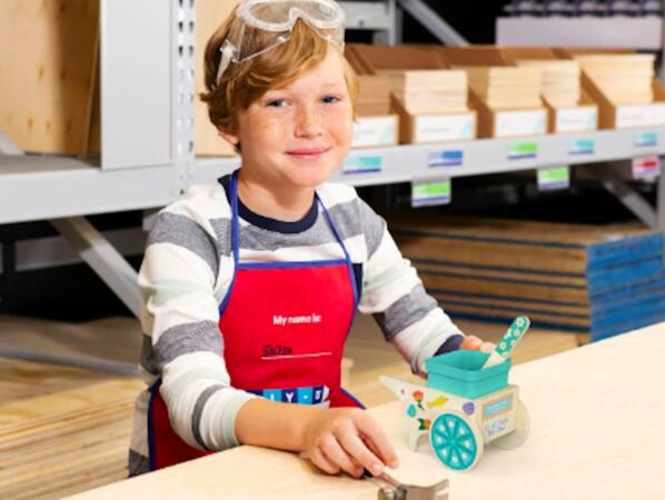 Garden Cart Planter Craft for Free at Lowe's