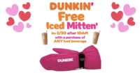 Sip & Stay Cozy – Free Iced Coffee Mitten on Feb 20