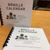 2024 Braille Calendar for Free