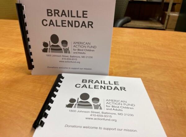 2024 Braille Calendar for Free