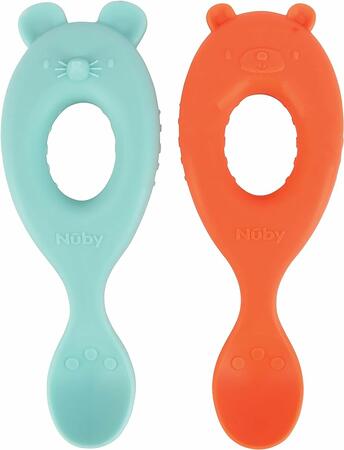 Free Nuby Silicone Easy Grip Feeding Spoons Sample!