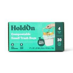 Get Your Free HoldOn 13 Gallon Compostable Tall Kitchen Trash Bags