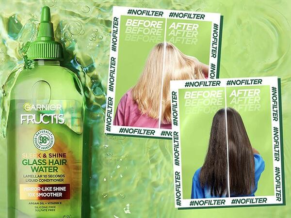 Garnier Fructis Sleek and Shine Glass Hair Water Sweepstakes