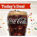 Pick up! FREE Medium Soft Drink with Purchase at Burger King