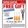 Weekend Freebies @ Harbor Freight: scissors, mini pick & hook set or 4-in-1 screwdriver