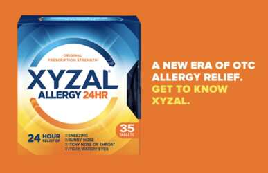 Xyzal 24-Hour Allergy Relief Freebie