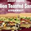 Bite into a Million: Enter the Free $1 Million Toasted Sandwich Giveaway at Jimmy John's!