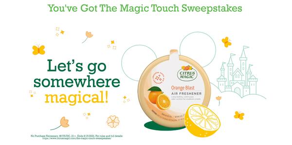 Cast a Spell on Luck: Enter the 'You've Got The Magic Touch' Sweepstakes!