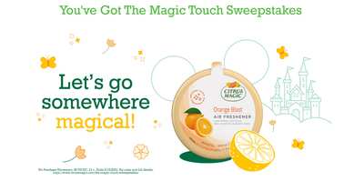 Cast a Spell on Luck: Enter the 'You've Got The Magic Touch' Sweepstakes!