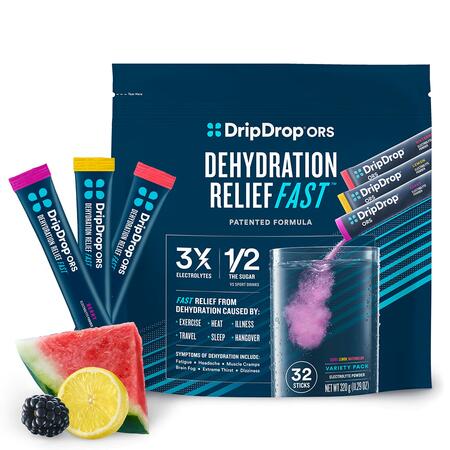 New Drip Drop Electrolyte Drink Mix Campaign