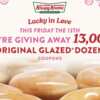Donut Miss Out! 13,000 FREE Krispy Kreme Dozens