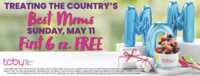 Moms, Enjoy FREE Frozen Yogurt at TCBY This Mother’s Day