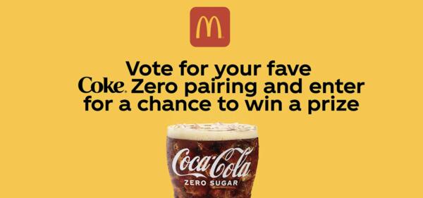Enter the Coca-Cola x McDonald’s Sweepstakes – Sip, Bite & Win!