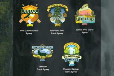 Idaho Scenic Byway Stickers for Free