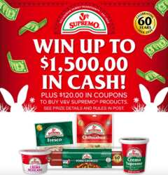 V&V Supremo Easter - Sweepstakes (53 Winners)