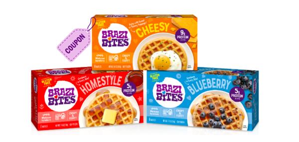 Free Coupon for Brazi Bites Gluten-Free Waffles!