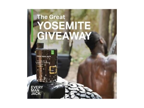 Every Man Jack Great Yosemite Giveaway