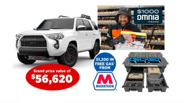 Toyota Tackle The Outdoors Sweepstakes