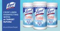 Feel the Crisp Linen Freshness – FREE LYSOL Wipes ReFUNd!