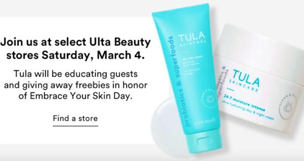 Freebies at Ulta Embrace Your Skin Day