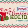 Homecooked Holiday Sweepstakes