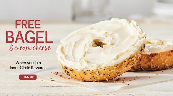 Bruegger's Bagels is Offering You a Free Bagel & Cream Cheese!