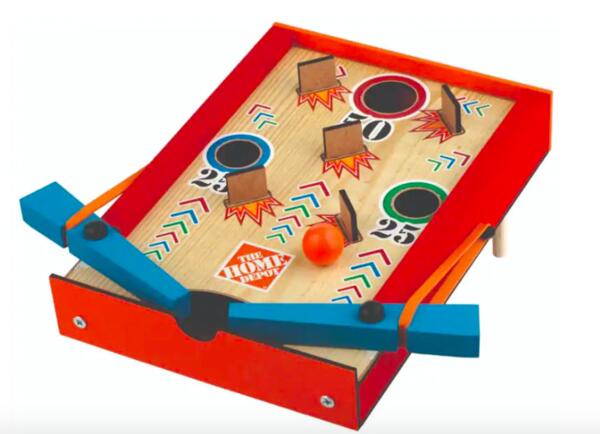 Home Depot Pinball Machine Game for Free