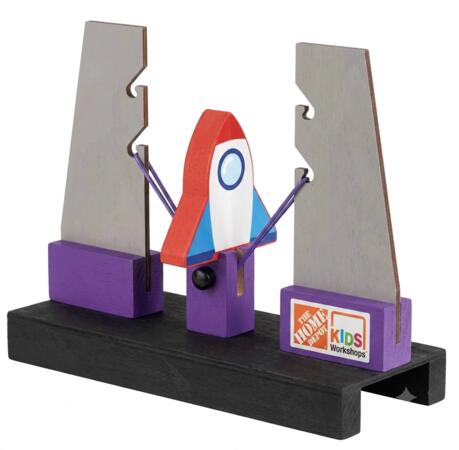 Build, Play & Take Home a FREE Rocket Game at Home Depot