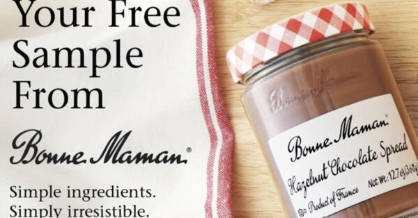 Rich, Creamy, & FREE – Bonne Maman Hazelnut Spread Sample!