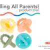 4-Pack of Nuby All Silicone Softees Pacifiers for FREE