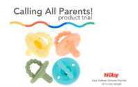 4-Pack of Nuby All Silicone Softees Pacifiers for FREE