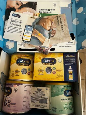 Free Enfamil Wonder Box Sample