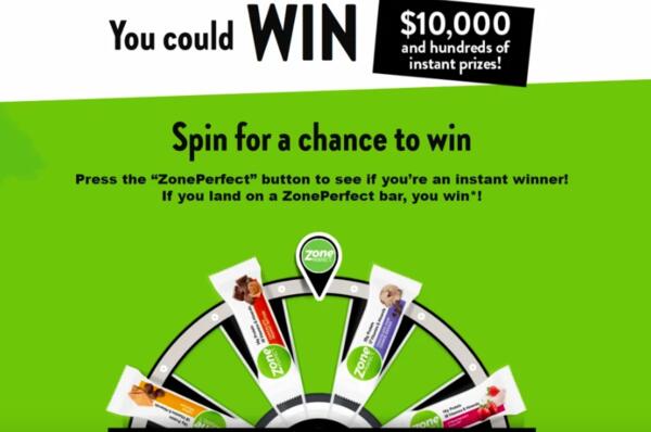 ZonePerfect Real Wins Instant Win Game