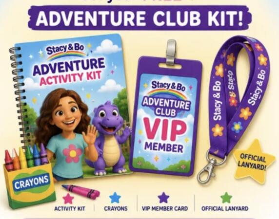 Join Stacy & Bo’s Adventure Club and Get a FREE Kit